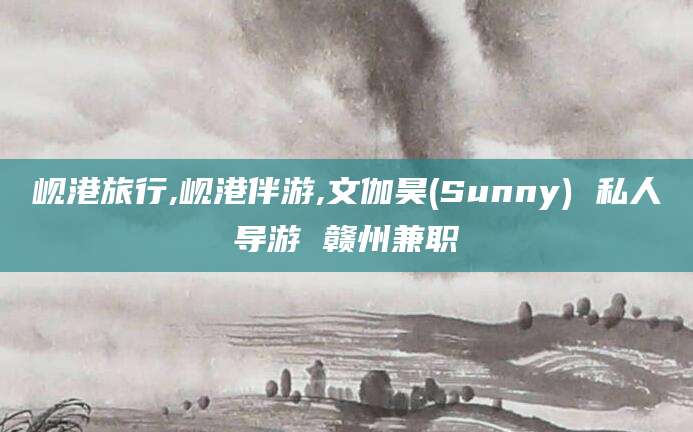 邵阳岘港旅行,岘港伴游,文伽昊(Sunny) 私人导游 赣州兼职